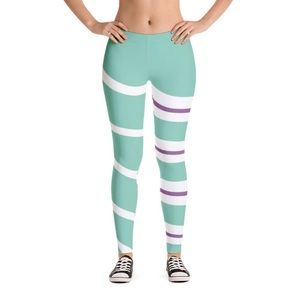 🍭 NWOT Wreck It Ralph Penelope Von Schweetz Inspired Leggings 🍭